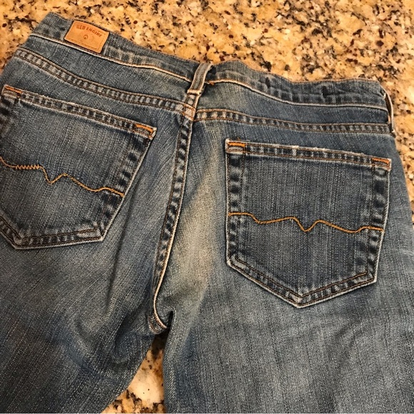 ▪️VINTAGE Red Engine Cropped Jeans - Picture 4 of 14